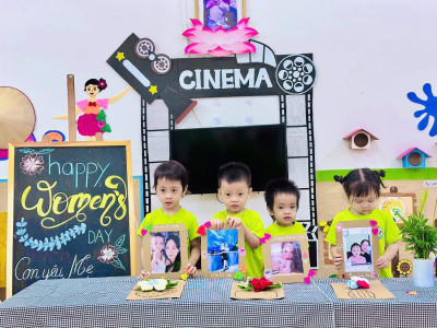 Món quà tặng mẹ của các Bé MGB C3: " Trang trí khung ảnh ".