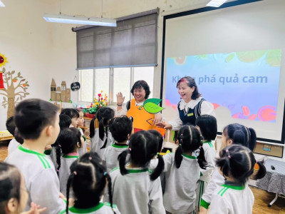 🍊HOẠT ĐỘNG TRẢI NGHIỆM “QUẢ CAM KỲ DIỆU”