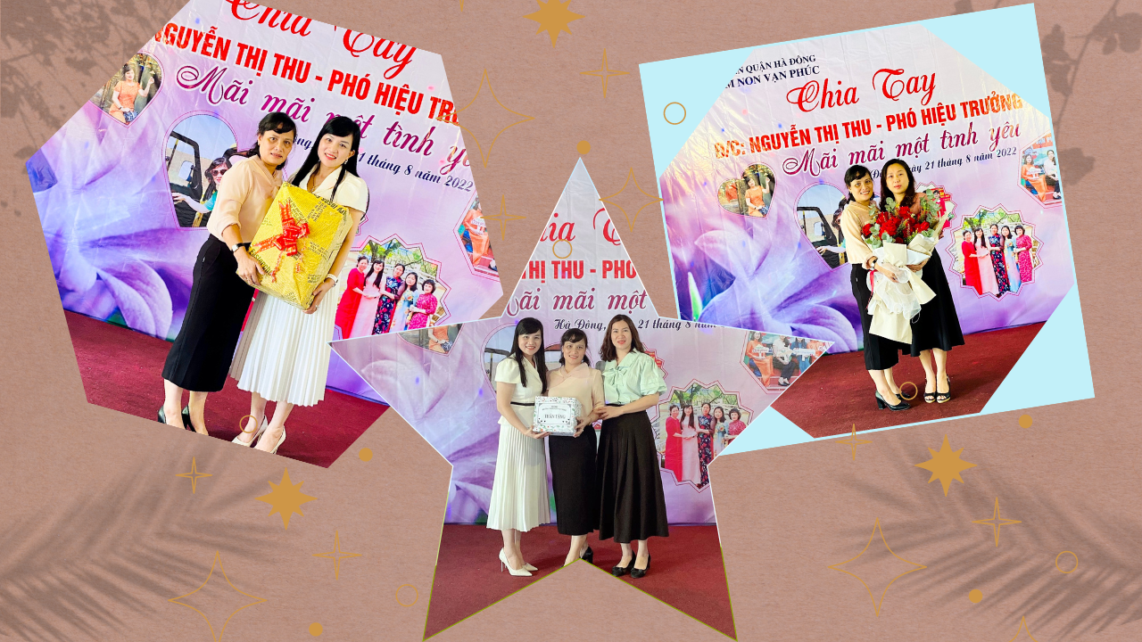 BGH tặng hoa Đ/c: Nguyễn Thị Thu