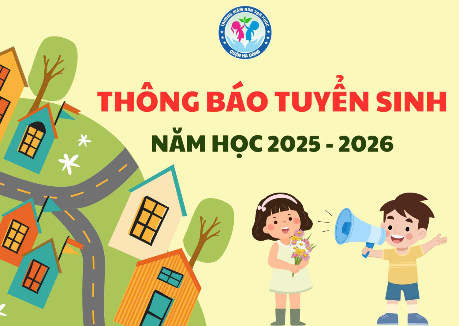 Thông báo tuyển sinh năm học 2025-2026
