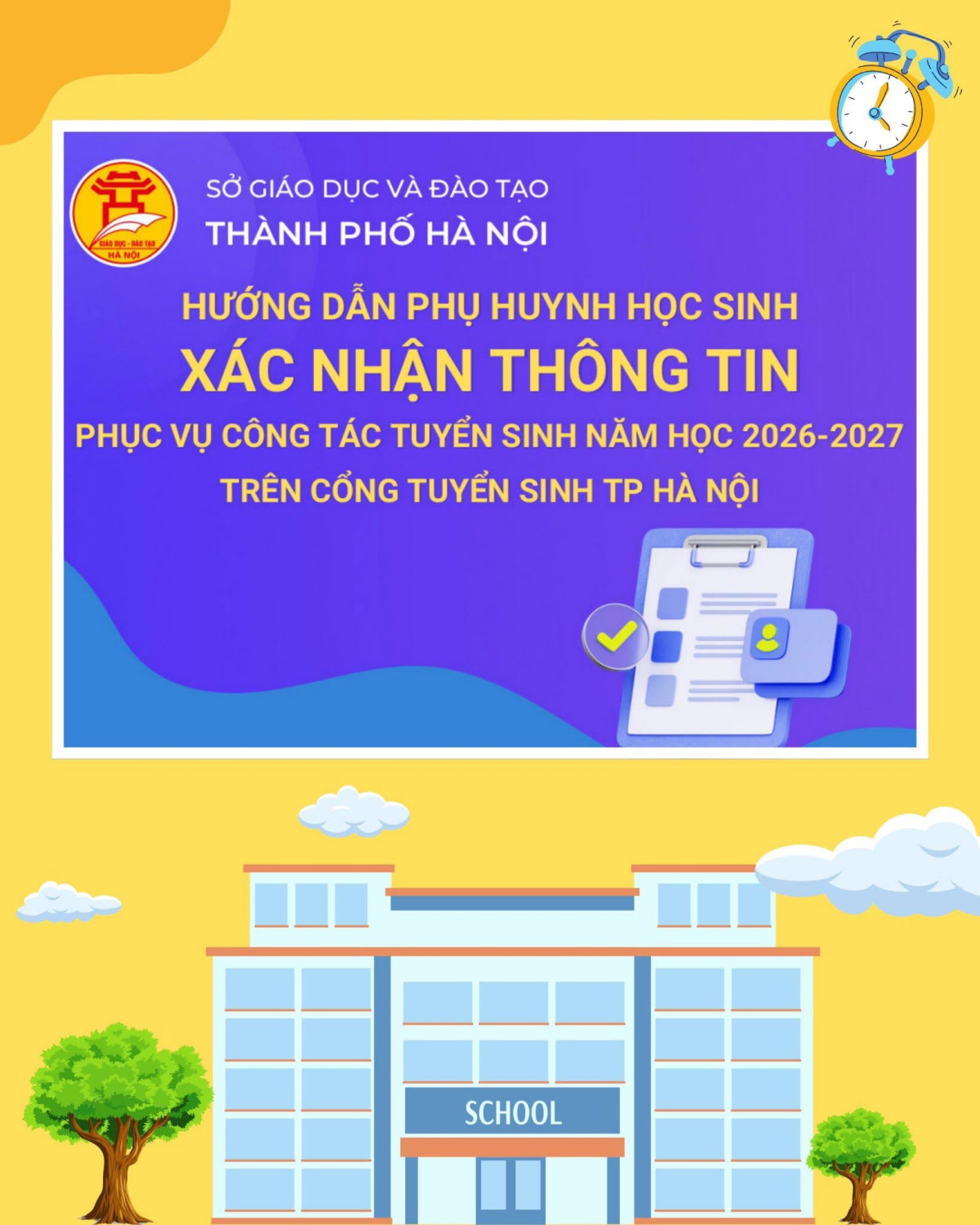📣📣📣 THÔNG BÁO HƯỚNG DẪN PHỤ HUYNH TUYỂN SINH ĐẦU CẤP