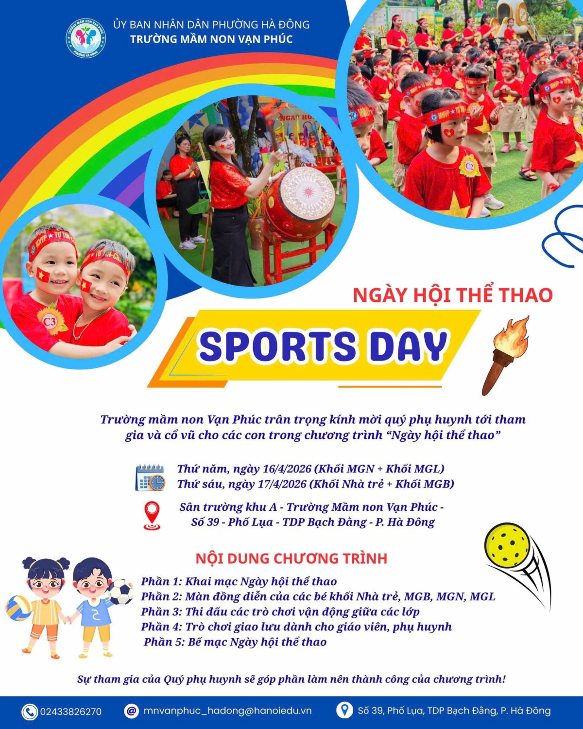 🎉 NGÀY HỘI THỂ THAO – SPORTS DAY 2026 🎉