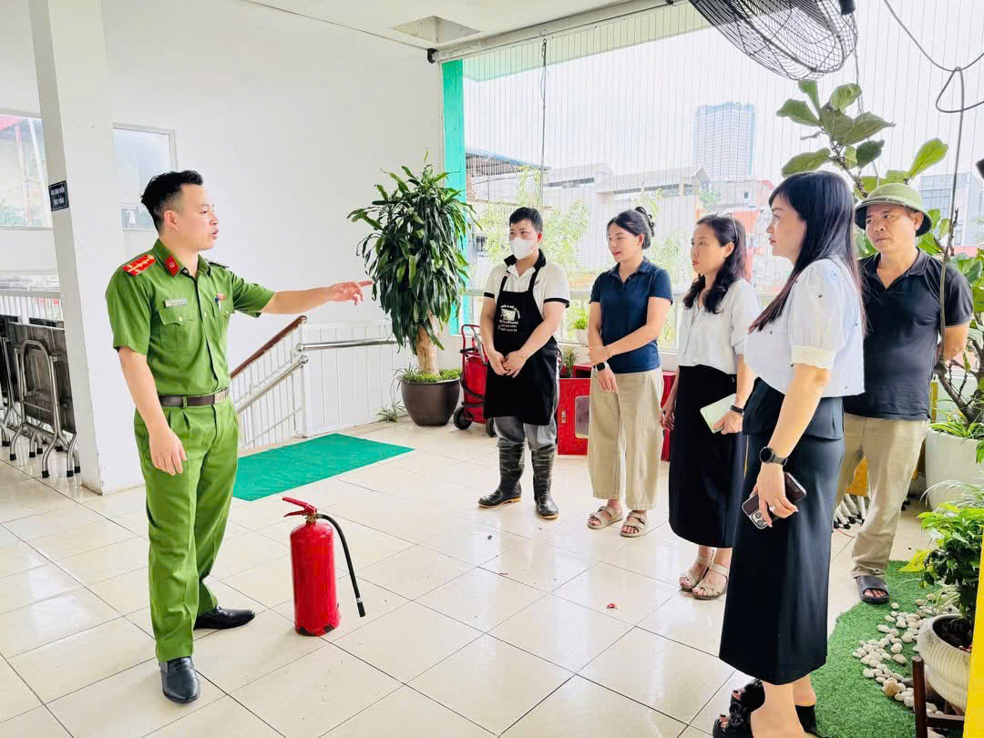 🔥  TRƯỜNG MN VẠN PHÚC CÔNG TÁC KIỂM TRA PCCC ĐỊNH KỲ 🔥