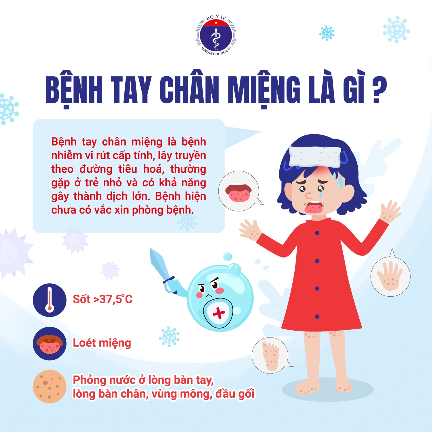 Cách nhận biết bệnh chân tay miệng và cách phòng chống dịch bệnh